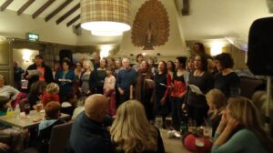 Newhaven Community Choir in the Peacock Inn